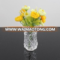 clear crystal trumpet glass vase