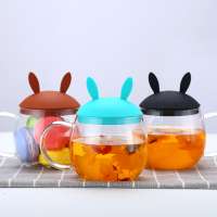 High Borosilicate Glass Food Storage Container with Color Cap