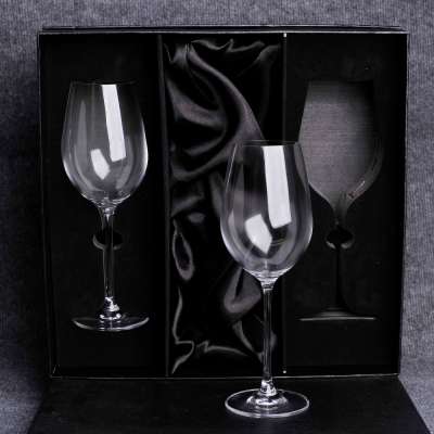 Crystal red wine glass accessories gift box luxury promotion set