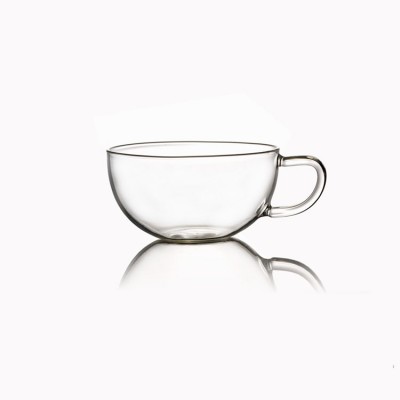 Wholesale 10oz Fashion Clear Handmade Tea Glass Cup Coffee Cups Tea Mugs