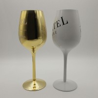 wholesale fashionable gold mercury glass goblet candle holder